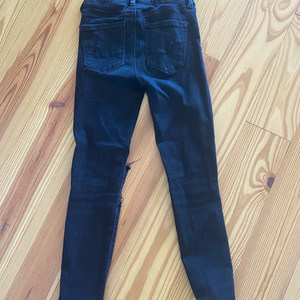 Ripped AE Jeans 00 x short